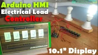 Arduino 10.1&rdquo; HMI intelligent TFT LCD 220 Vac Load Controller Panel 