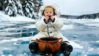 Year-Old Boy Eating Coal in Antarctica 😳 | Extreme ASMR Touch Short
