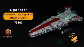 Remote + Sound Light Kit for LEGO Star Wars UCS Venator-Class Republic Attack Cruiser | Set 75367