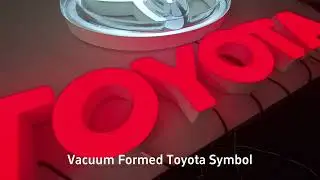 Vacuum Formed Toyota Symbol