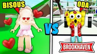 ODETTE VS BARBIE CAR ELLE VEUT EMBRASSER ODA (PRODER & BARBIE) #1 BROOKHAVEN RP - ROBLOX