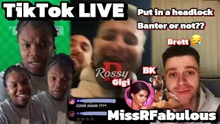 TikTok Live with MissRFabulous | Brett Gets Put in a Headlock 💀 Chaos