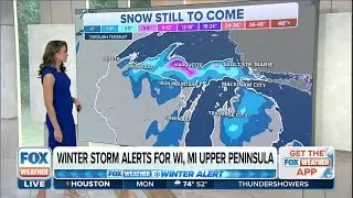 First Significant Snowstorm Of Season Expected Across Upper Peninsula Of Michigan