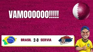 Brasil 2-0 Servia - Estréia, bom futebol e contusões