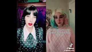 Jessica Felice: Wednesday #Cosplay Style #Shorts: Addams Family Makeup Costume Dress Up Super Fan!
