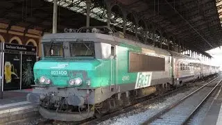 France: Toulouse area, SNCF BB7200 & BB8500 electric locos on TER passenger trains