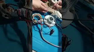 Reparaci&oacute;n de motor monof&aacute;sico de ventilador. Fusible t&eacute;rmico #ingenieria #ventilador #repara #diy