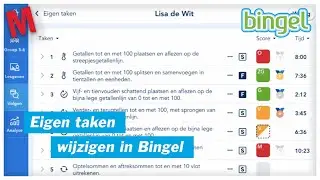 Eigen taken wijzigen in Bingel | Hoe gebruik ik Bingel | Malmberg