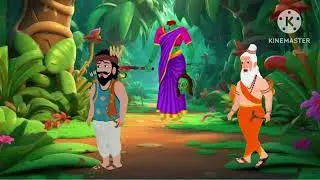 কাঠুরিয়াকে গলা কাটা ডাকিনি রাক্ষসীর ভয়ংকর আক্রমণ 😱 | সাধু বাবার অলৌকিক রক্ষা | বাংলা কার্টুন গল্প