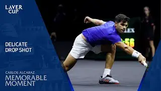 Drop Shot Winner from Carlos Alcaraz | Laver Cup 2024