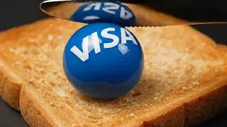 Oddly Satisfying Toast Spread ASMR (No Talking) | Visa, Mastercard, AmEx + More (4K Look)