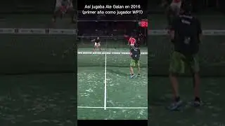 As&iacute; jugaba Ale Galan en 2016 (primer a&ntilde;o como jugador WPT) #padel#galan #alejandrogalan