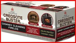 Pine Mountain Creosote Buster Chimney Cleaning Safety Firelog 3.5Lb Log Brown 1 Count, (4152501500)
