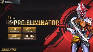 🔥 10 Kills + 2475 Damage | Free Fire Max Insane Pro Eliminator Gameplay 🔥#ffviral #freefire 