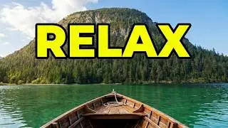 Расслабление и медитация - гребля по озеру