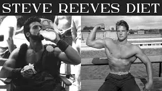 Unlocking STEVE REEVES' SECRET NUTRITION PLAN! | Transform your Physique With this CLASSIC DIET