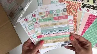 Scrapbook Haul Webster Pages  #websterpages #quickpicks #scrapbookhaul