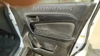 Car Interior door cleaning