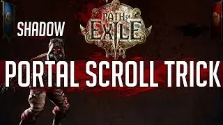 Path Of Exile - Portal Scroll Trick (Dominus Boss Fight)