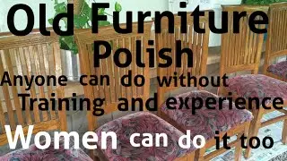 How to Polish Old Wood Furniture|  Easy Method For Low Cost Furniture Polish|Ani's Tech Factory