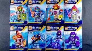 LEGO Nexo Knights Minifigures Aaron Clay Axl Lance Macy (bootleg / knock-off) DLP9047