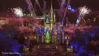 Walt Disney World flyover with Happily Ever After