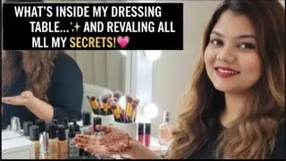 FINALLY! What's Inside My SECRET Dressing Table Drawers? 😱 My Ultimate Makeup & Skincare Reveal!