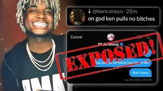 Ken Carson&rsquo;s Twitter got hacked and all his DM&rsquo;s got EXPOSED&hellip; 😬 (L Rizz?)