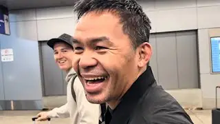 Manny Pacquiao MESSAGE for Barrios; LAUGHS at 16 YEAR AGE gap & GIVES Crawford ADVICE to BEAT Canelo