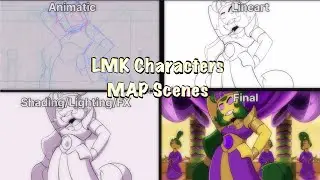 Animation Process | LMK 24K Magic Side Characters MAP|
