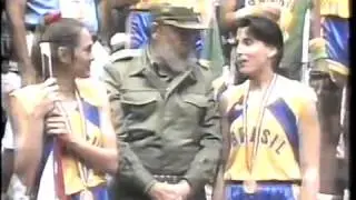 Fidel Castro, Hort&ecirc;ncia and Magic Paula: Pan de Havana, in 1991.