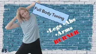 No jumping, TONING workout for legs, abs & Arms