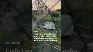 Undici arresti per l'assalto ai portavalori a Livorno