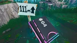 Fortnite FORTBYTE #64 Location Accessible by Rox on top of Stunt Mountain Guide