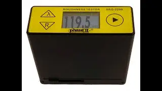 Surface Roughness Tester Profilometer Phase II Model SRG 2200 Instructional Video