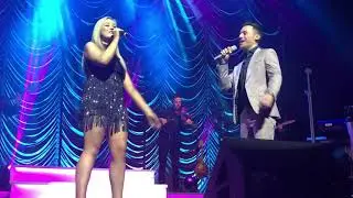 Nathan Carter and Claudia Buckley singing “Storms Never Last” - Crawley, 29th January 2020.