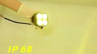 Auxiliary Motorcycle LED Spotlight Lens Led Headlight Fog Light 8
