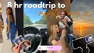 travel vlog 001: roadtrip with us to MYRTLE BEACH 🌊 | 8 hr drive, pool & beach day, good eats etc.