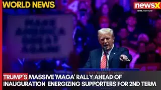 Donald Trump Holds 'MAGA' Rally at Capital One Arena Ahead of Inauguration | NewsX