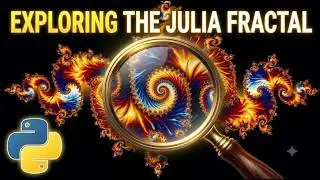 Dragon Julia Set Zoom (Python Code Animation)