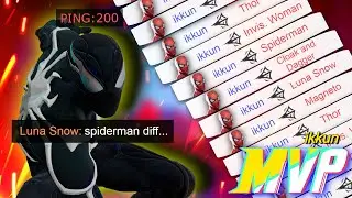 Вот как MVP Человека-паука набирают 200 PING | Marvel Rivals, сезон 4