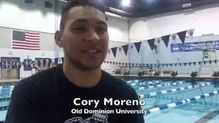 Cory Moreno, gay diver at Old Dominion University