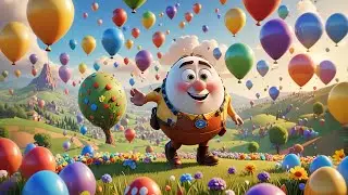 🎈 Humpty Dumpty&rsquo;s Balloon Ride | Fun Kids #kids #poems #cartoon #foryou #baby #jariworld #short poem