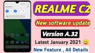 Realme C2 new update January 2021 🔴😊