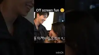 of screen fun 😊#lovegoals #behindthescene #kdrama
