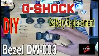 DIY Bazel DW-003 And Battery G-Shock Fox Fire (1997) Replacement - Versi Malaysia