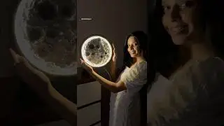 OMG! Trying Viral DIY MOON LAMP 🌘🤯 || #trending #viral #shorts @ChillWithGeet