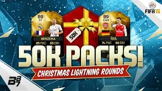 INSANE 50K PACKS! BOXING DAY LIGHTNING ROUNDS! | FIFA 16