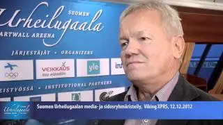 Timo Leskinen Urheilujournalismi-ehdokkaana Urheilugaalassa 2013