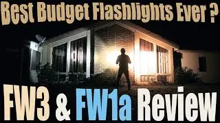 Best Budget Flashlights Ever? BLF and TLF FW3A & FW1a Review and Comparison